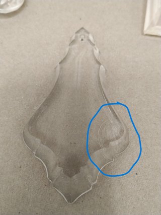 Prisma di cristallo per lampadario