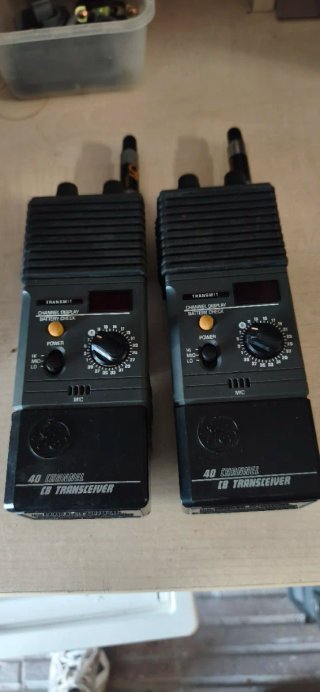 Walkie-talkies GE 40 canales vintage