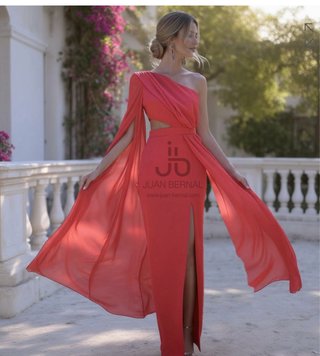 Vestido Rojo Talla S/36 Sin Estrenar