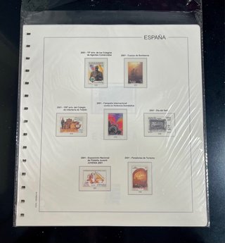 2001 Hoja sellos Edifil.