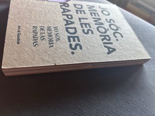 Libro Jo sóc memòria de les rapades