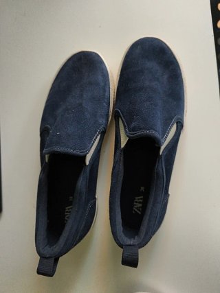 Mocasines Zara niño azul talla 38