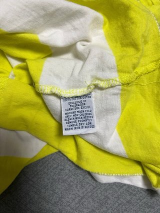 T-shirt Ralph Lauren a righe S Bianco Giallo