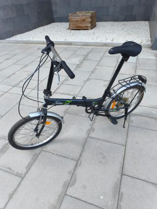 Bicicleta Plegable Negra