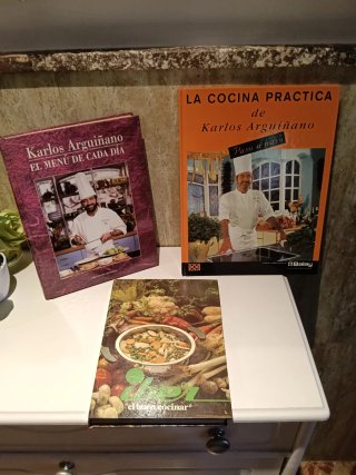Libros de cocina años 80. Karlos Arguiñano.