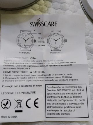 Orologio Swisscare Unisex Silicone Eco