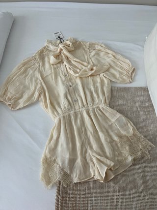 Mono corto viscosa Zara Talla XS
