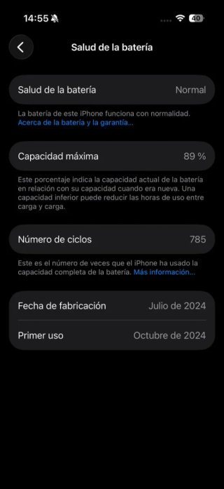 iPhone 16 Pro 128GB Plata IMPECABLE