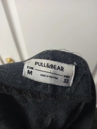 Pantalón chándal Pull&Bear gris talla M