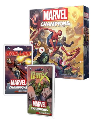 [35% OFERTA] MARVEL CHAMPIONS + 2 HÉROES ENFUNDADO