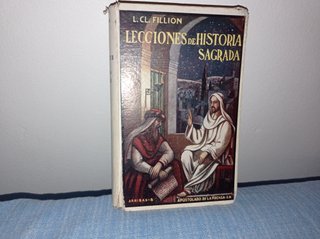 LIBRO ANTIGUO . LECCIONES DE HISTORIA SAGRADA