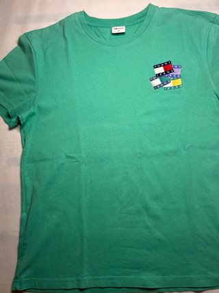 Tommy Jeans Embroidered Logo T-Shirt Mint Green