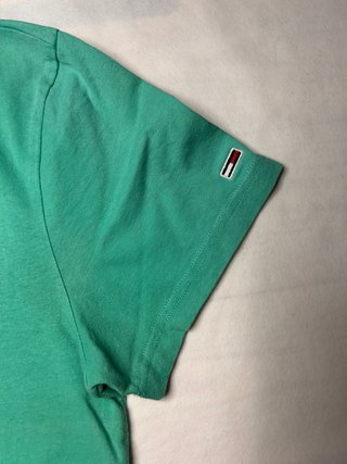 Tommy Jeans Embroidered Logo T-Shirt Mint Green