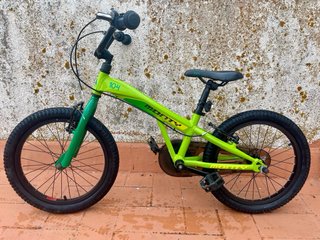 Bicicleta Monty 104 Infantil 1 rosa+1verde