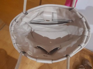 Bolso Tous rosa y blanco
