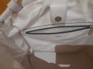 Bolso Tous rosa y blanco