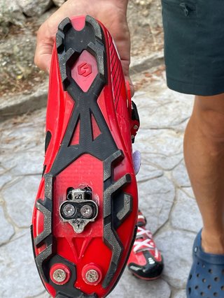 Zapatillas Ciclismo MTB Sidebike Rojas