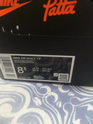 Nike Air Max 1 Patta Waves Blanco Naranja