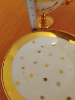 Taza y platillo comunión vintage