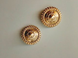 Pendientes vintage dorados