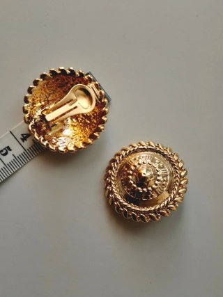 Pendientes vintage dorados