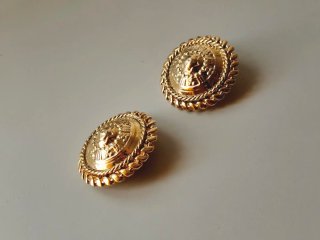 Pendientes vintage dorados