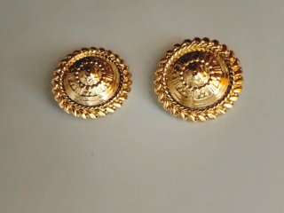 Pendientes vintage dorados