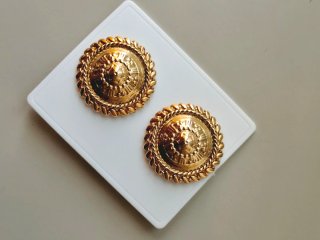 Pendientes vintage dorados