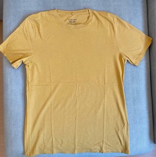 Camiseta básica hombre mostaza Talla L Sfera