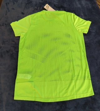Camiseta Joma Marathon Hombre Verde Flúor Talla S