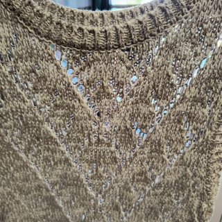 Vestito lungo Primark beige/oro taglia L