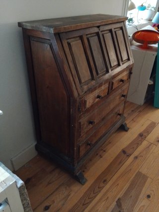 Mueble escritorio de madera