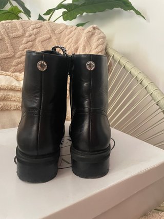 Botines Steve Madden Negros con Cordones