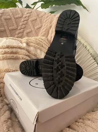 Botines Steve Madden Negros con Cordones