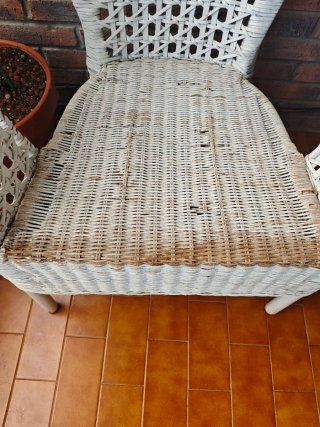 Butaca Mimbre Ikea Finntorp x 2 unidades
