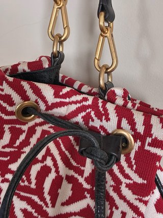 Bolso Bimba y Lola Animal Print Rojo