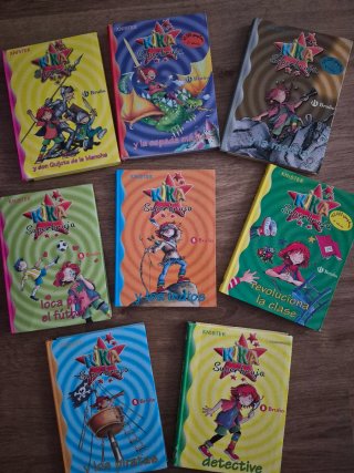 Kika Superbruja,  1, 2, 3, 4, 5, 7,9 y 12.