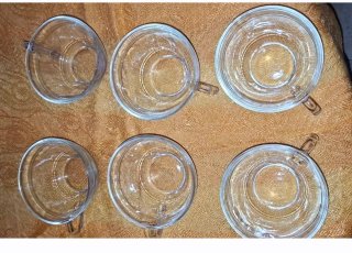 Desayuno. 6 Tazas grandes Duralex transparente
