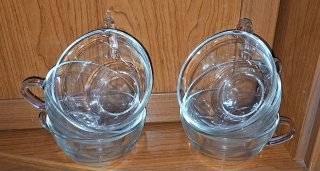 Desayuno. 6 Tazas grandes Duralex transparente