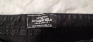 Pantalón Springfield Negro Chico Nuevo a estrenar