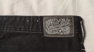Pantalón Springfield Negro Chico Nuevo a estrenar