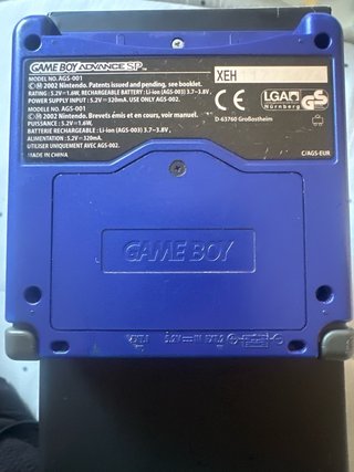 Nintendo Game Boy Advance SP Azul