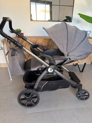 Peg Perego Cochecito Bebé 3 Piezas Gris