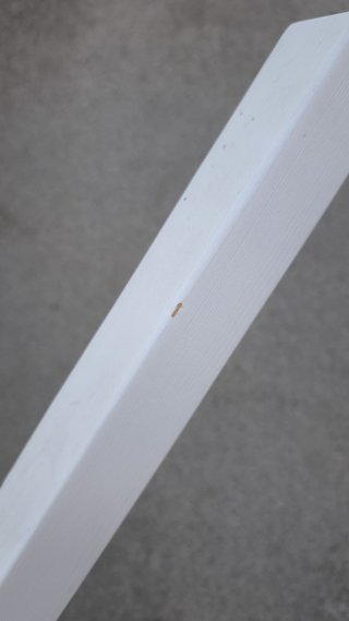 Mesa Lerhamn Ikea Madera Blanca y Marrón