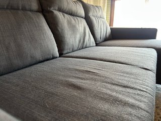 Sofá chaise longue 3 plazas gris