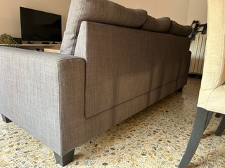 Sofá chaise longue 3 plazas gris