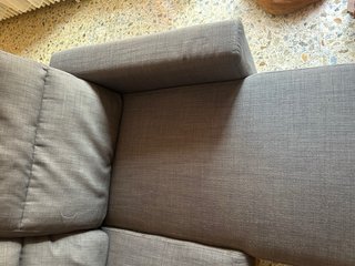 Sofá chaise longue 3 plazas gris