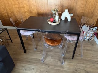 Sillas transparentes Ikea (Set de 4)