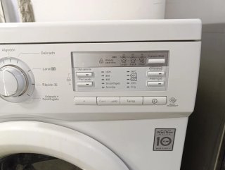 Lavadora LG Carga Frontal 7kg A+++