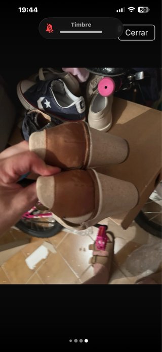 Cuñas Tommy Hilfiger Beige/Marrón Talla 38